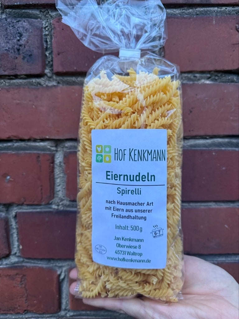 Spirelli Eiernudeln nach Hausmacher Art