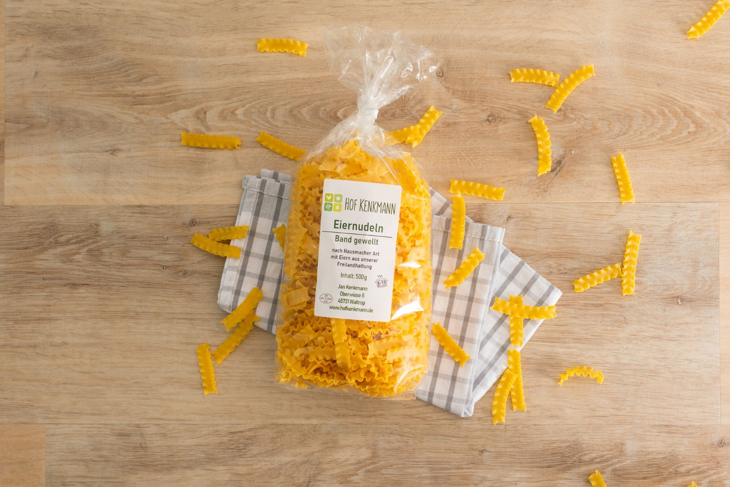 Eiernudeln Wellenband nach Hausmacher Art