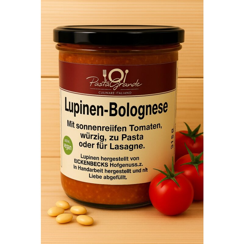 Lupinen-Bolognese Sauce (vegan) 390ml